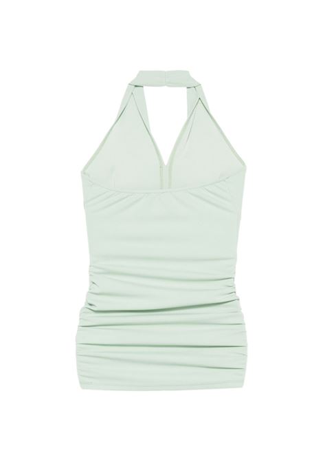 Abito con scollo a V Lù-Lù BY MISS GRANT | LL4184MENTA